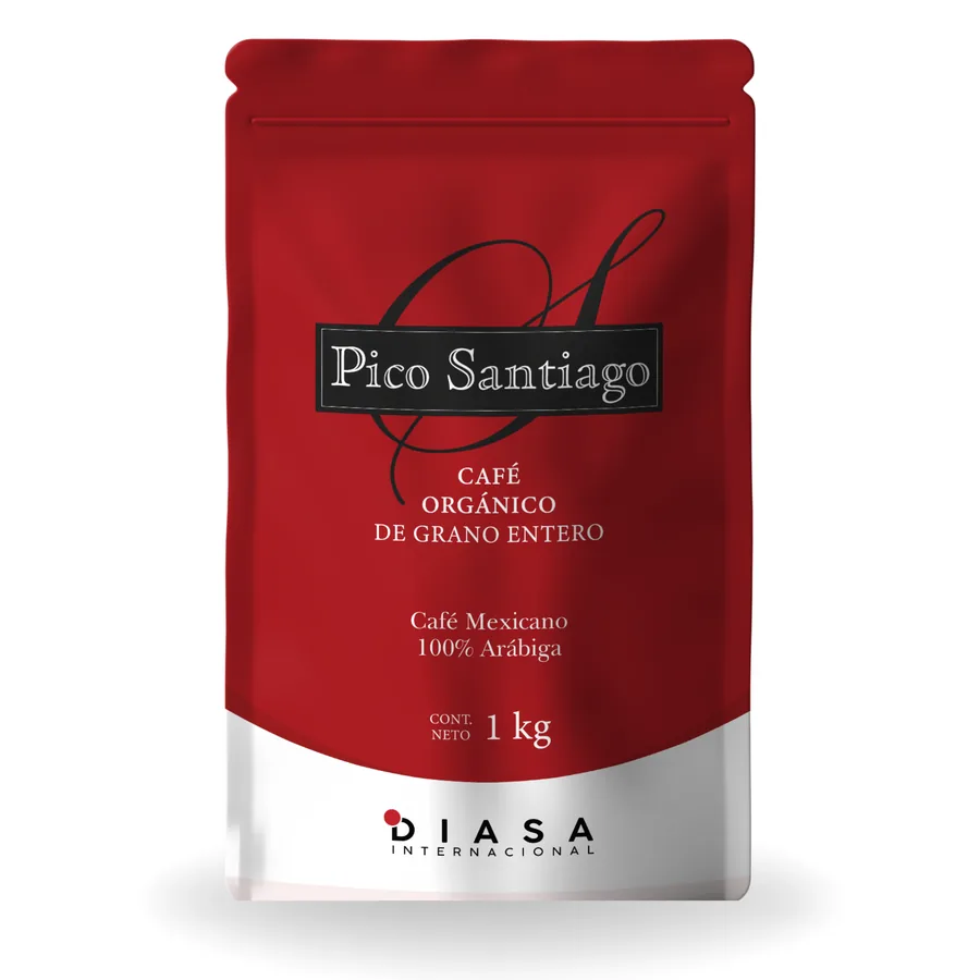 Bolsa de café Pico Santiago de un kilo, grano entero